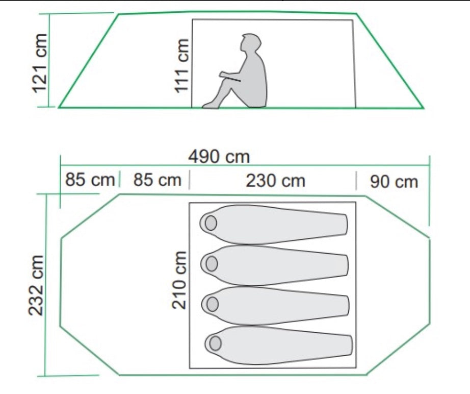 Barents Arctic 4 Expedition Tent