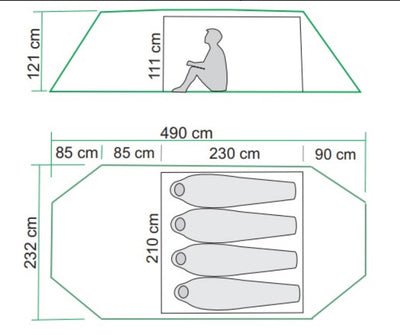 Barents Arctic 4 Expedition Tent