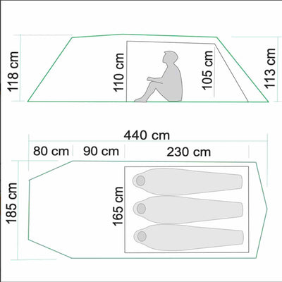 Barents Finse 3 Expedition Tent